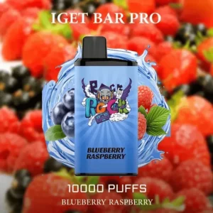 blueberry raspberry – 10000 puffs iget bar pro