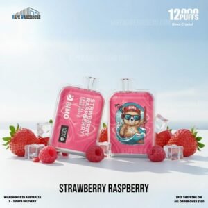 BIMO Crystal 12000 Puffs Strawberry Raspberry