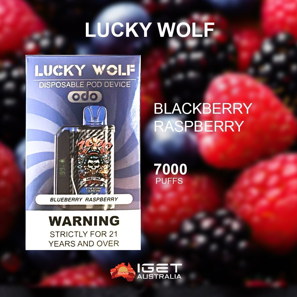 LUCKY-WOLF-BLACKBERRY-RASPBERRY-7000-PUFFS lucky wolf blueberry raspberry – 7000 puffs