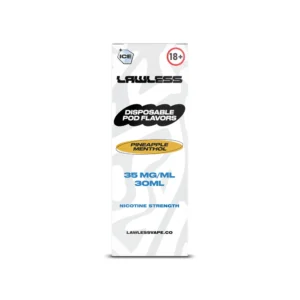 pineapple menthol disposable pod flavor e liquid