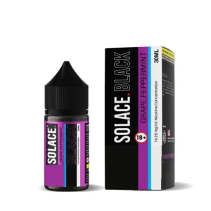 grape peppermint nicotine salt e liquid