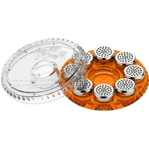 volcano magazine with 8 dosing capsules